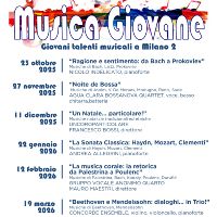 Locandina musica giovane 2025-2026 