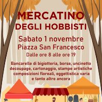 Mercatino hobbisti 1 novembre 2025