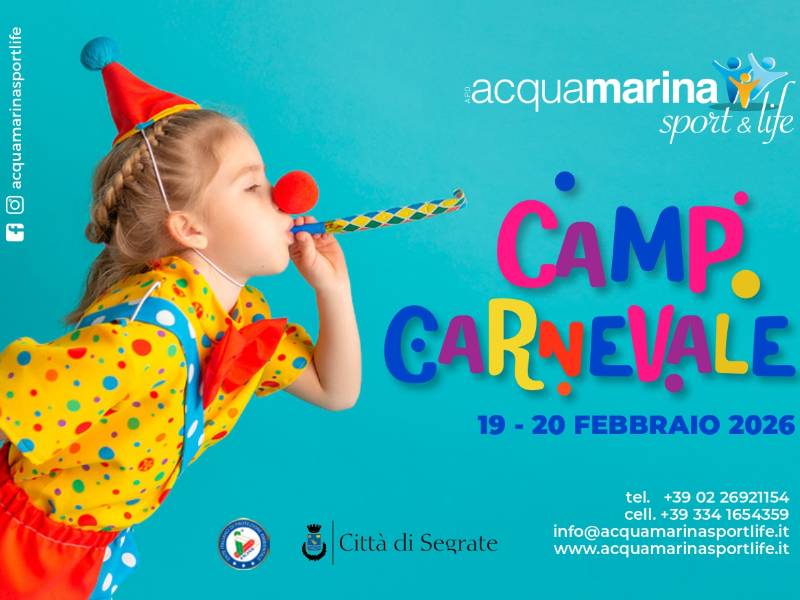 Camp di Carnevale per i bambini e i ragazzi il 19 e 20 febbraio 