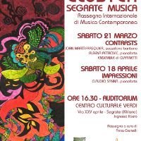 Cluster Segrate Musica 21 marzo 26