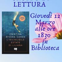 Gruppo di Lettura 12 marzo 2026 Gruppo di Lettura 12 marzo 2026