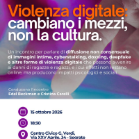 "Violenza digitale: cambiano i mezzi, non la cultura". Incontro "Violenza digitale: cambiano i mezzi, non la cultura". Incontro