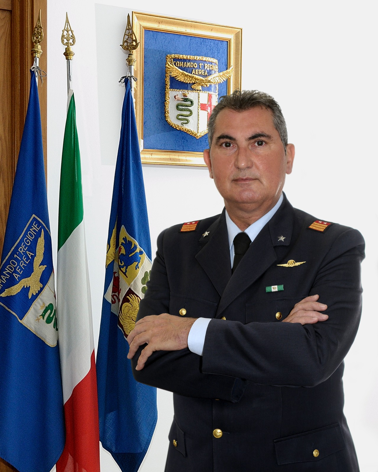Maestro Antonio Macciomei, direttore della Fanfara del Comando 1ª Regione Aerea