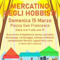 Mercatino hobbisti 15 marzo 2026 Mercatino hobbisti 15 marzo 2026