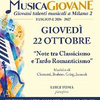 Musica Giovane 22 ottobre 2026 Musica Giovane 22 ottobre 2026