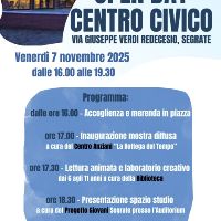 Open day Centro civico Redecesio Open day Centro civico Redecesio