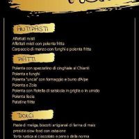 Polenta Fest menu