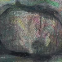 Romeo, 2024, Olio e pastello ad olio su carta