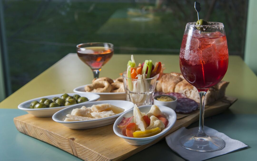 Aperitivo sotto il portico