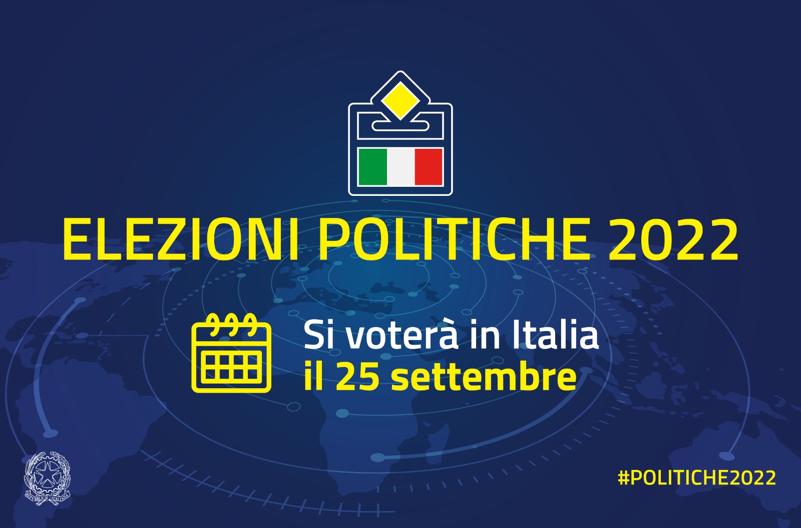 Elezioni Politiche 2022: voto elettori italiani residenti temporaneamente all'estero
